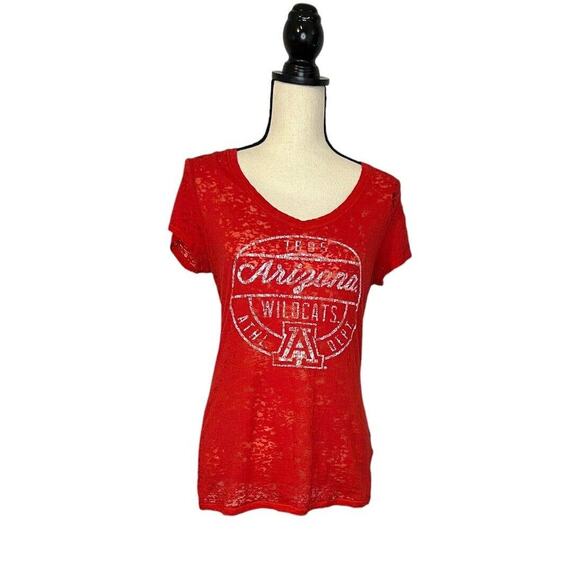 Knights Arizona Wildcats Shirt Size Extra Large Red Short Sleeve Tee Womans - Picture 1 of 5